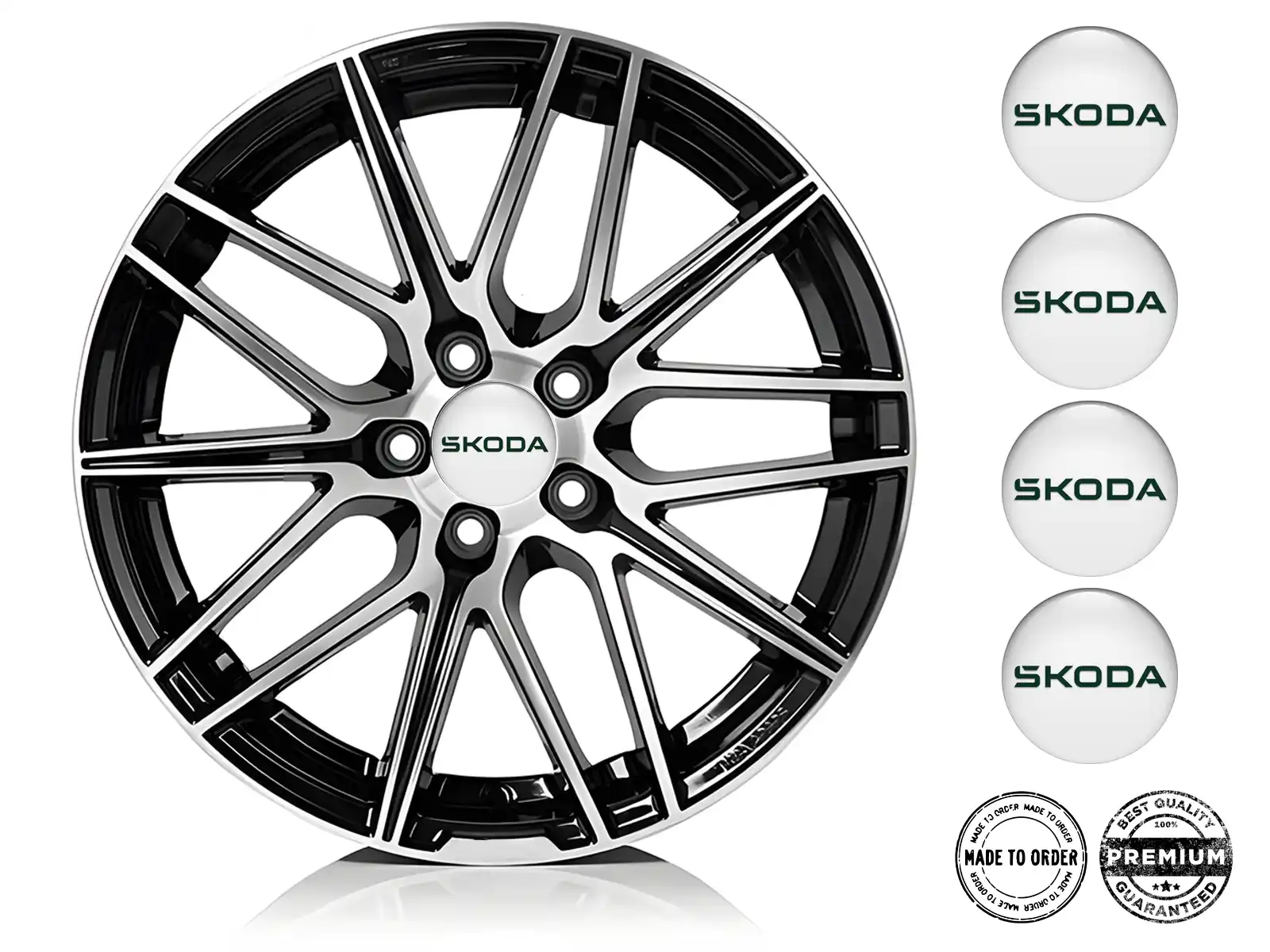 Skoda Radembleme Version Premium Label Design